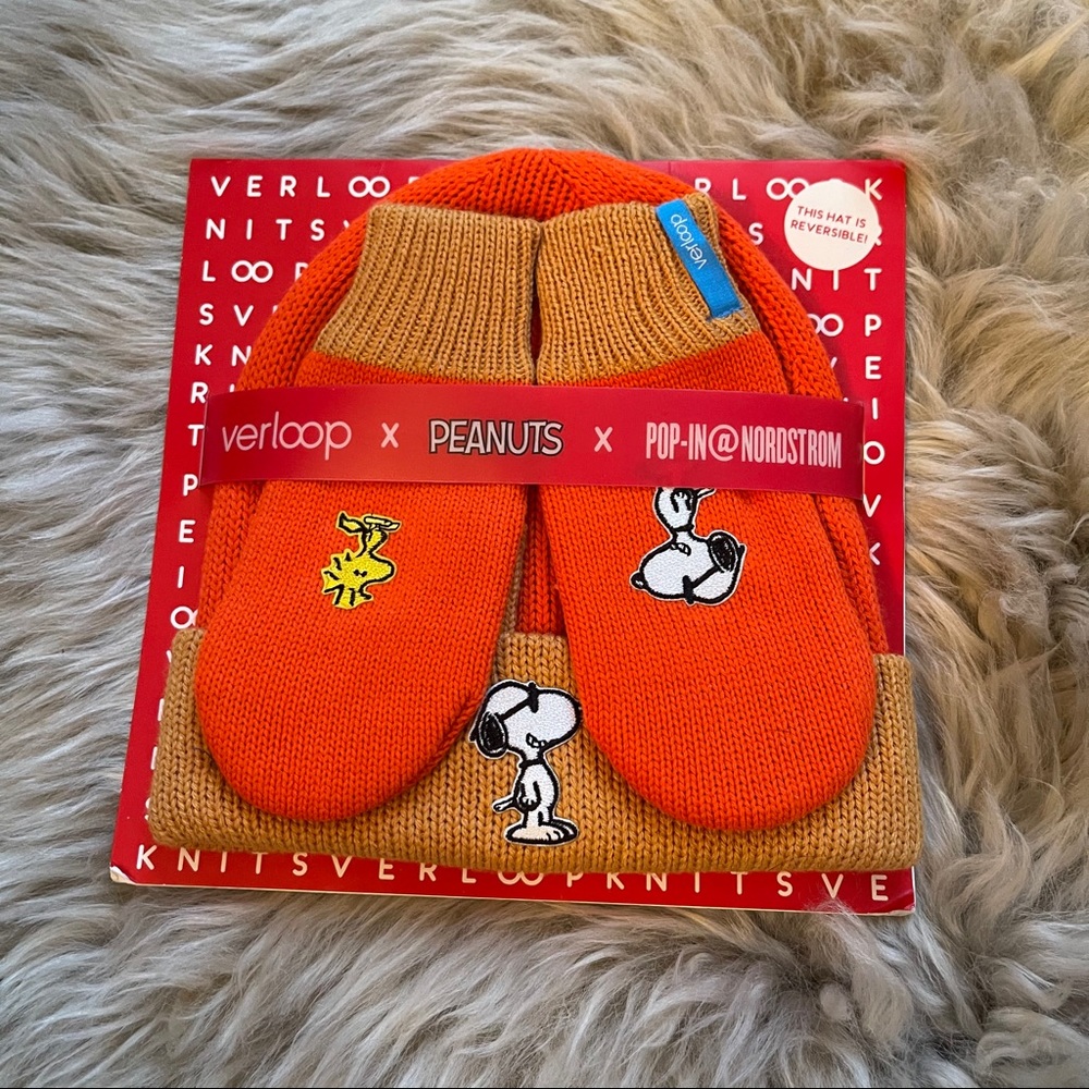 x Peanuts® Reversible Beanie & Gloves Set
VERLOOP